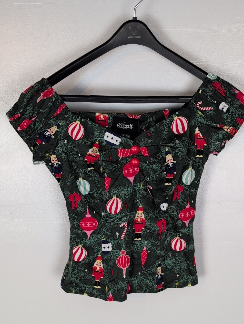 Collectif NWT Dolores Christmas Tree Top